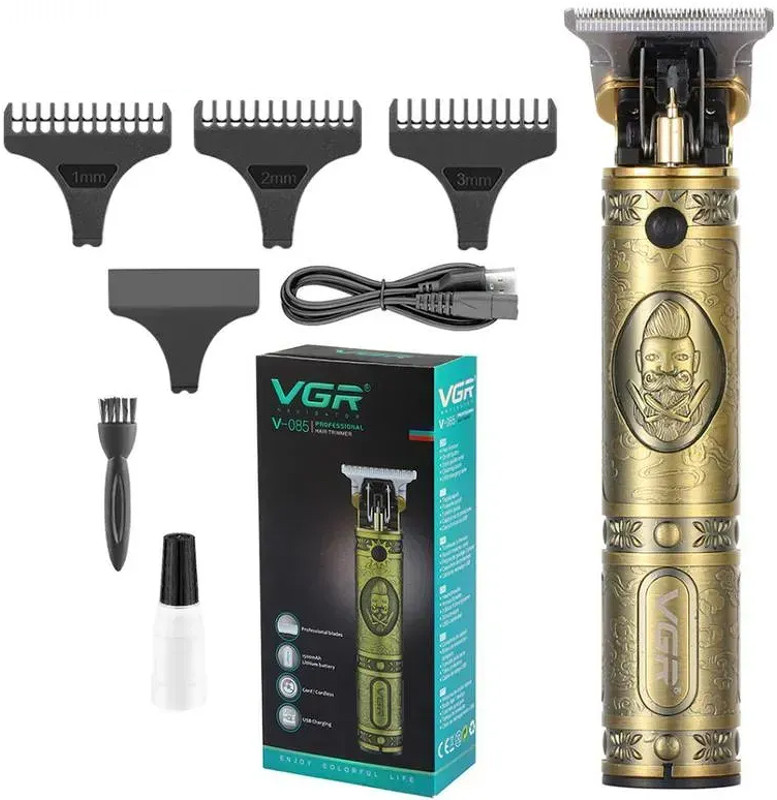 Тример для стрижки (3 насадки) V-085 Professional VGR  Фото 4 