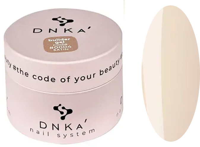 Гель для нарощування Builder Gel New Formula №0004 DNKa, 30 мл