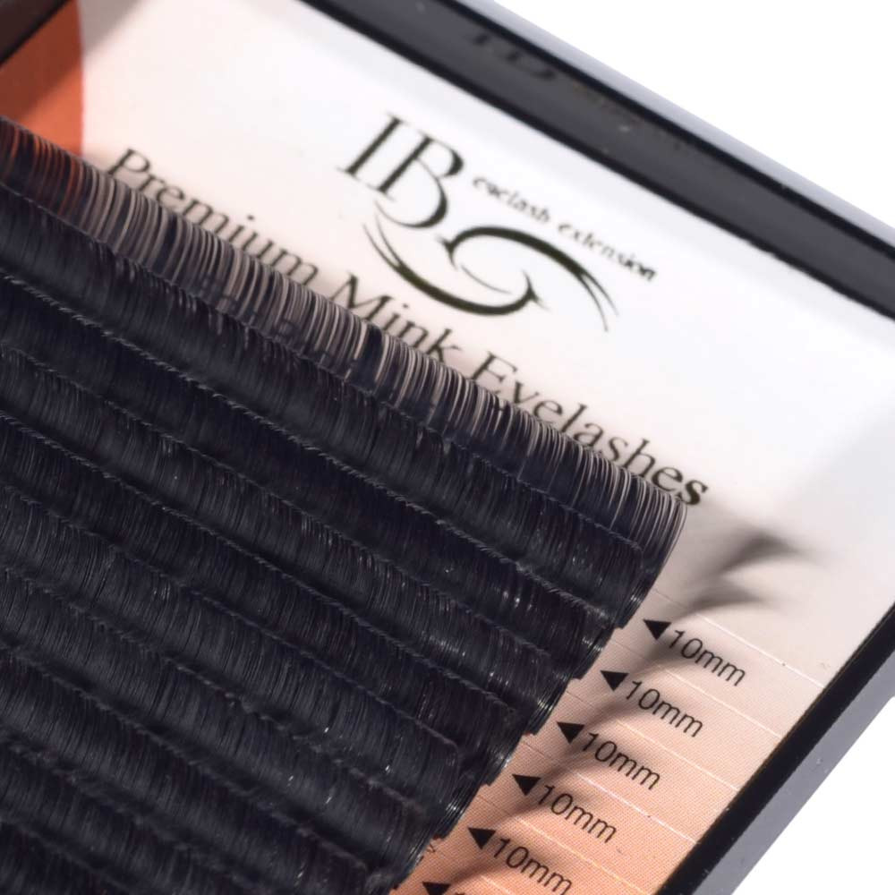Вії вигин D 0.85 (20 рядів: 10 мм) I-Beauty