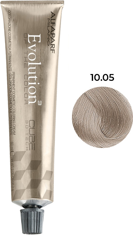 Стойкая краска для волос Evolution of the Color тон 10.05 Alfaparf, 60 мл