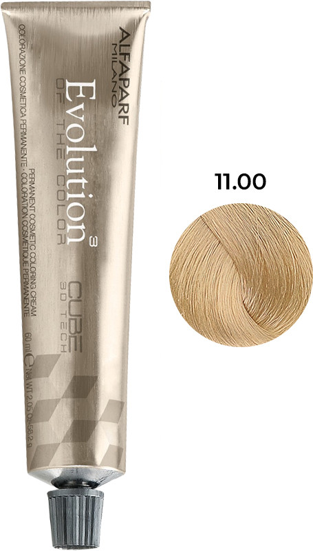 Стійка фарба для волосся Evolution of the Color тон 11.00 Alfaparf, 60 мл 