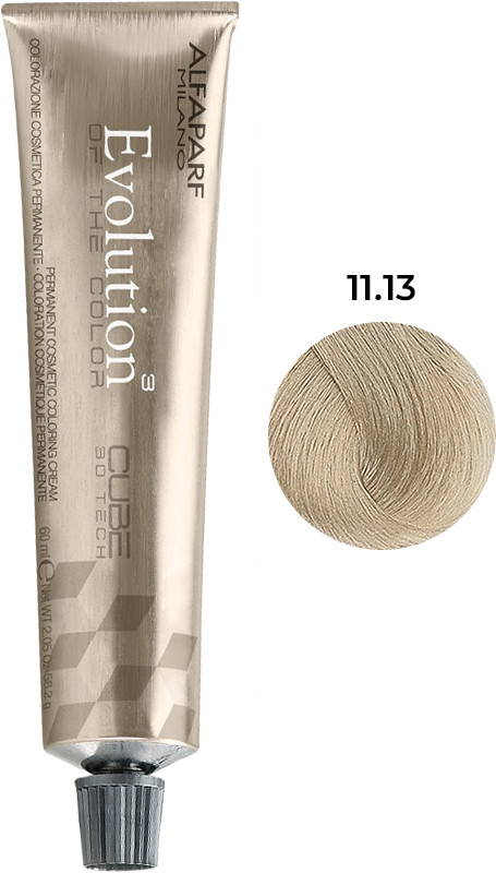 Стійка фарба для волосся Evolution of the Color тон 11.13 Alfaparf, 60 мл