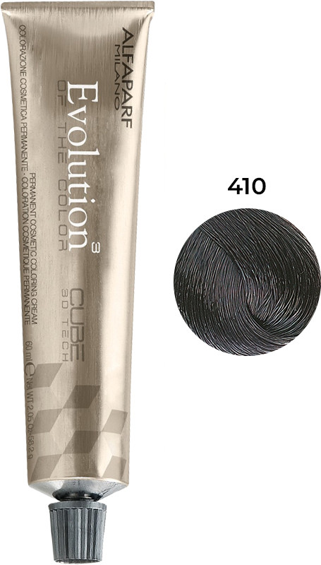 Стойкая краска для волос Evolution of the Color тон 410 Alfaparf, 60 мл 