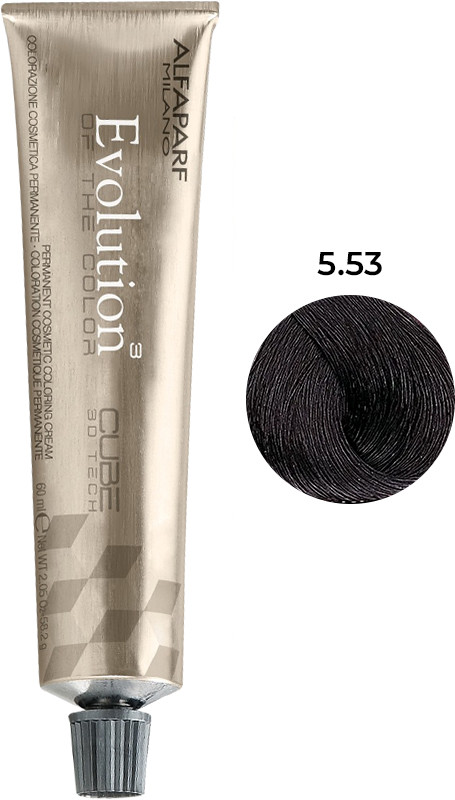 Стойкая краска для волос Evolution of the Color тон 5.53 Alfaparf, 60 мл