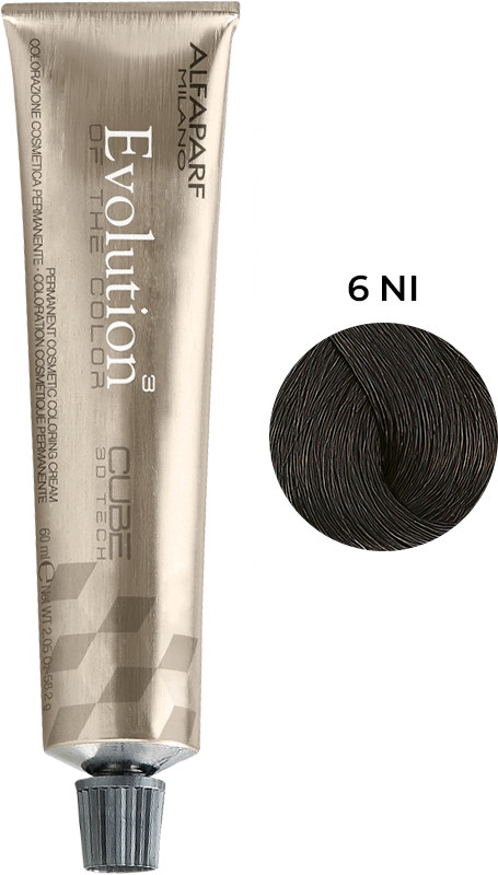 Стойкая краска для волос Evolution of the Color тон 6 Ni Alfaparf, 60 мл