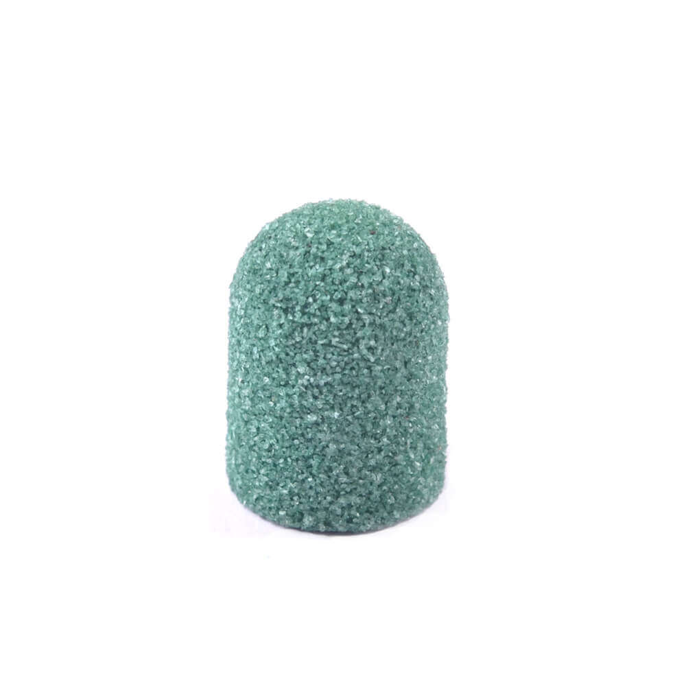 Колпачок диаметр 10 мм, абразивность 80 грит Nailpro, зеленый на beauty-prof.com Колпачок диаметр 10 мм, абразивность 80 грит Nailpro, зеленый