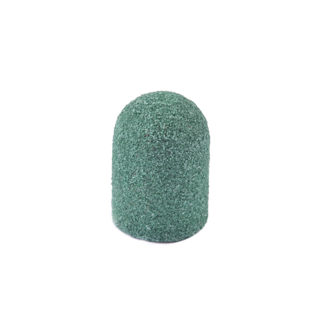 Колпачок диаметр 16 мм, абразивность 80 грит Nailpro, зеленый на beauty-prof.com Колпачок диаметр 16 мм, абразивность 80 грит Nailpro, зеленый