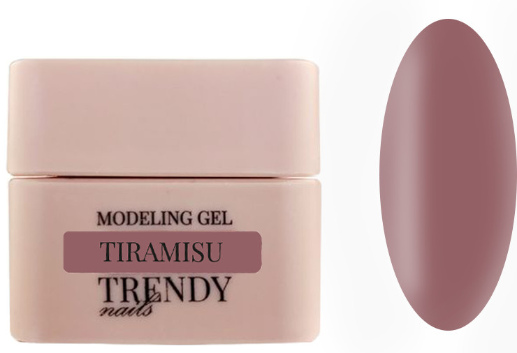 Гель для моделювання Tiramisu HEMA-Free Trendy Nails, 15 мл