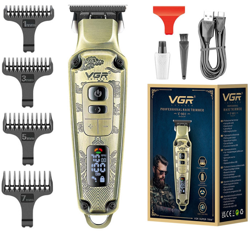 Триммер для стрижки волос V-901 VGR Фото 2