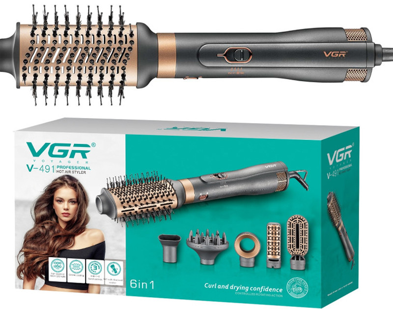 Фен-плойка 1000W V-491 VGR  Фото 2 