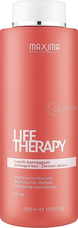 Шампунь для глибокого відновлення пошкодженого волосся Life Therapy Maxima 1000 мл