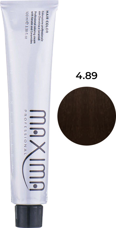 Краска для волос 4.89 кофе Maxima 100 мл