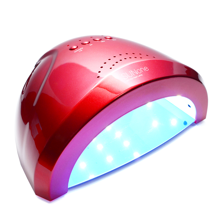 Лампа LED/UV SUN-1 (без дисплея) червона, 48 Вт BP
