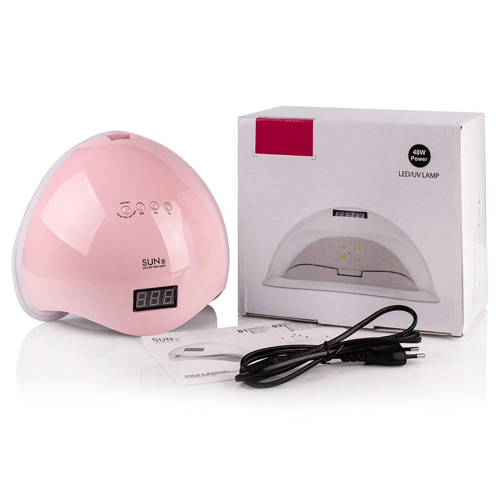 Лампа LED/UV SUN-5 гібридна (з дисплеєм) рожева, 48 Вт BP на beauty-prof.com Фото 3 Лампа LED/UV SUN-5 гібридна (з дисплеєм) рожева, 48 Вт BP Фото 3