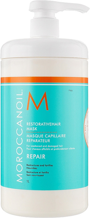 Маска для волос восстанавливающая Moroccanoil, 1000 мл