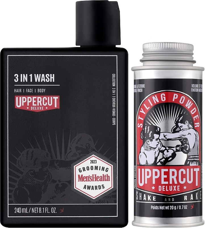 Набір Styling 3 in 1 Wash & Styling Powder Duo Uppercut 