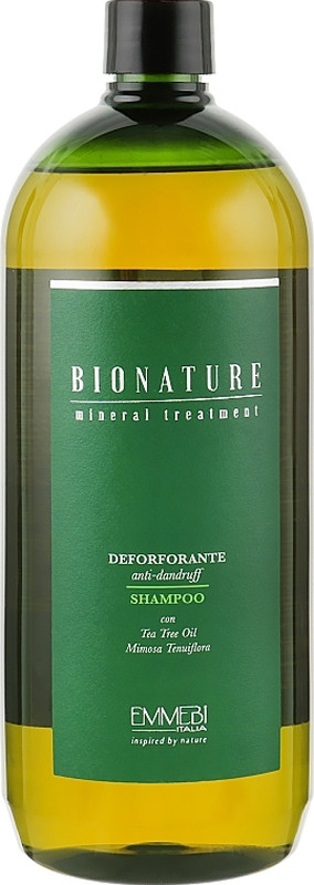 Шампунь против перхоти BioNature Deforforante Anti-Dandruff Shampoo Emmebi, 1000 мл