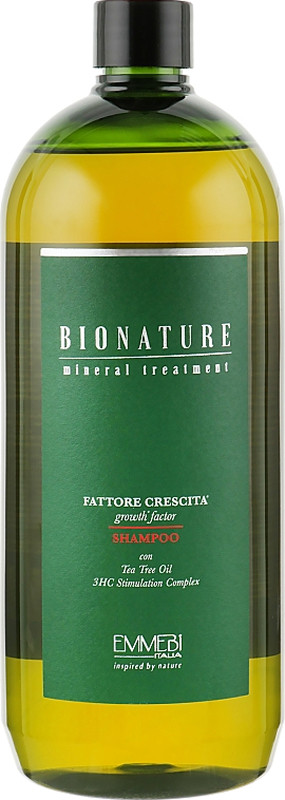 Шампунь cебонормализующий BioNature Sebo-Normalizzante Shampoo Emmebi, 1000 мл
