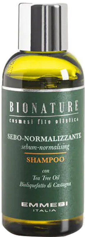 Шампунь себонормализующий BioNature Sebo-Normalizzante Shampoo Emmebi, 50 мл