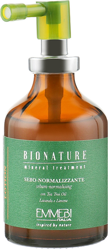 Лосьйон cебонормалізуючий для шкіри голови BioNature Sebo-Normalizzante Lotion Emmebi, 50 мл