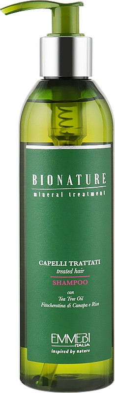 Шампунь для поврежденных волос BioNature Сapelli Tratatti Shampoo Emmebi, 250 мл