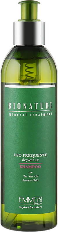Шампунь для ежедневного применения BioNature Uso Frequente Shampoo Emmebi, 250 мл