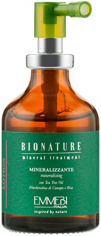 Лосьйон мінералізуючий для волосся BioNature Mineralizzante Lotion Emmebi, 50 мл