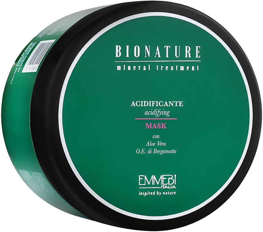 Маска кислая для волос BioNature Acidifying Mask Emmebi, 500 мл
