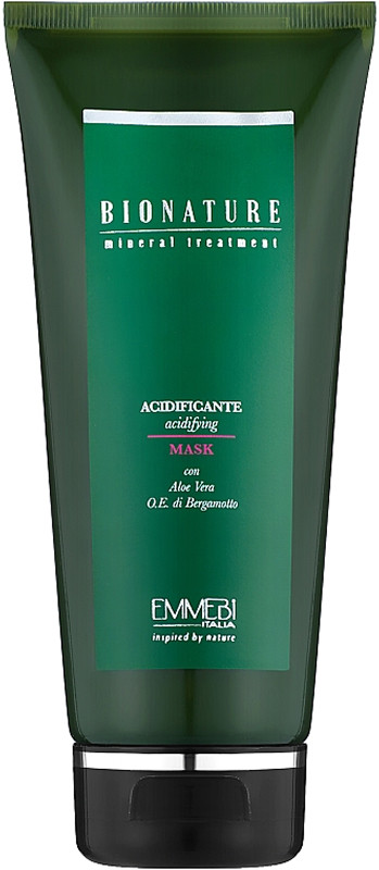 Маска кислая для волос BioNature Acidifying Mask Emmebi, 200 мл