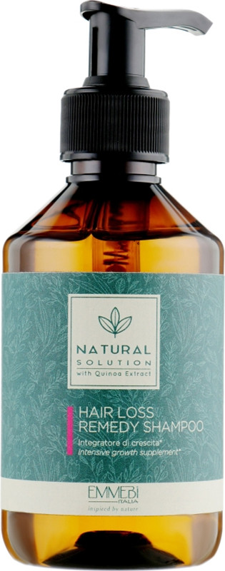 Шампунь проти випадіння волосся Natural Solution Hair Loss Remedy Shampoo Emmebi, 250 мл