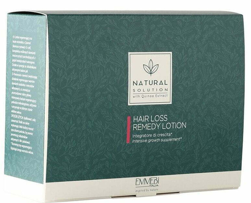 Ампули проти випадіння волосся Natural Solution Hair Loss Remedy Lotion Emmebi, 12х6 мл на beauty-prof.com Фото 3 Ампули проти випадіння волосся Natural Solution Hair Loss Remedy Lotion Emmebi, 12х6 мл Фото 3