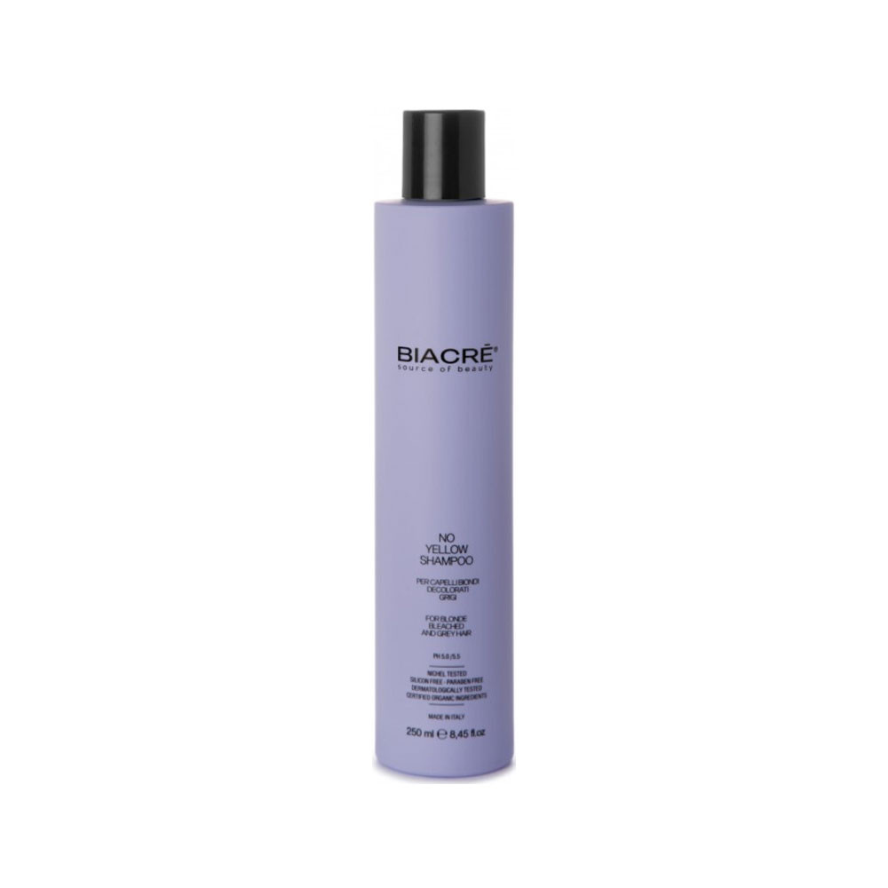 Шампунь антижовтий No Yellow Shampoo BIACRE, 250 мл