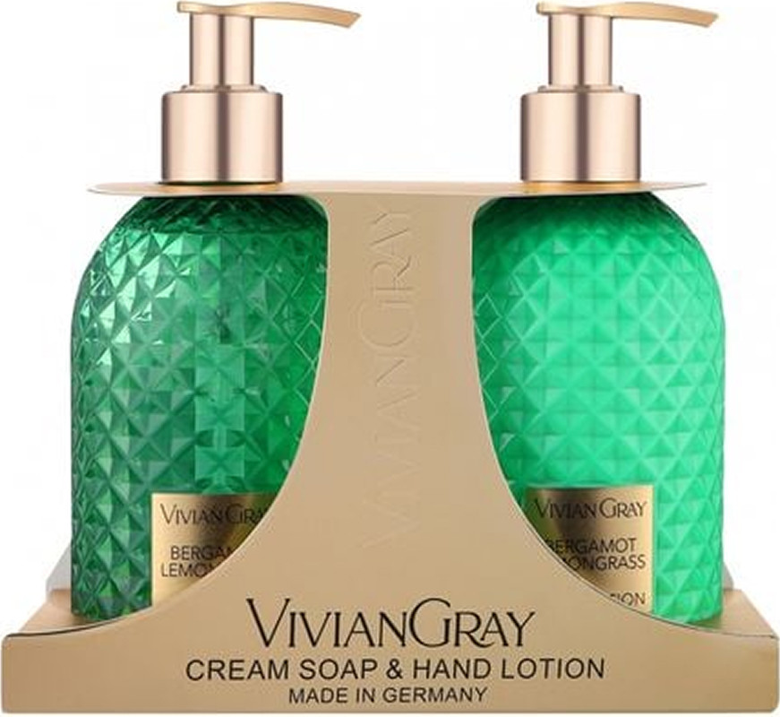 Набор крем-мыло и лосьон для рук Bergamot & Lemongrass Vivian Gray, 2х300 мл