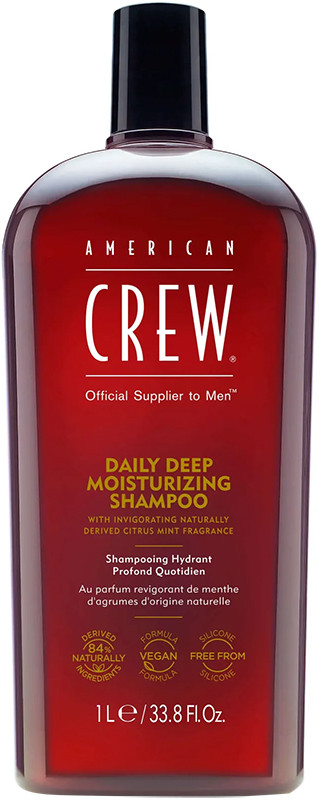 Шампунь для глубокого увлажнения Daily Deep Moisturizing Shampoo American Crew, 1 л