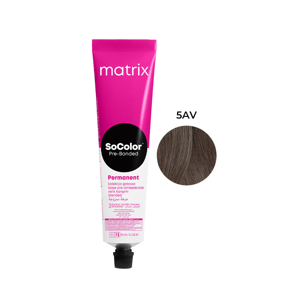 Крем-краска для волос  SOCOLOR.beauty тон 5AV, 90 мл Matrix