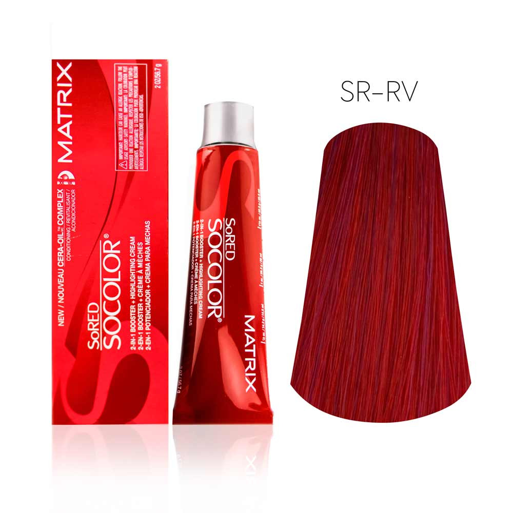 Краситель для волос SoRED от SOCOLOR.beauty оттенок красно-перламутровый 90 мл Matrix