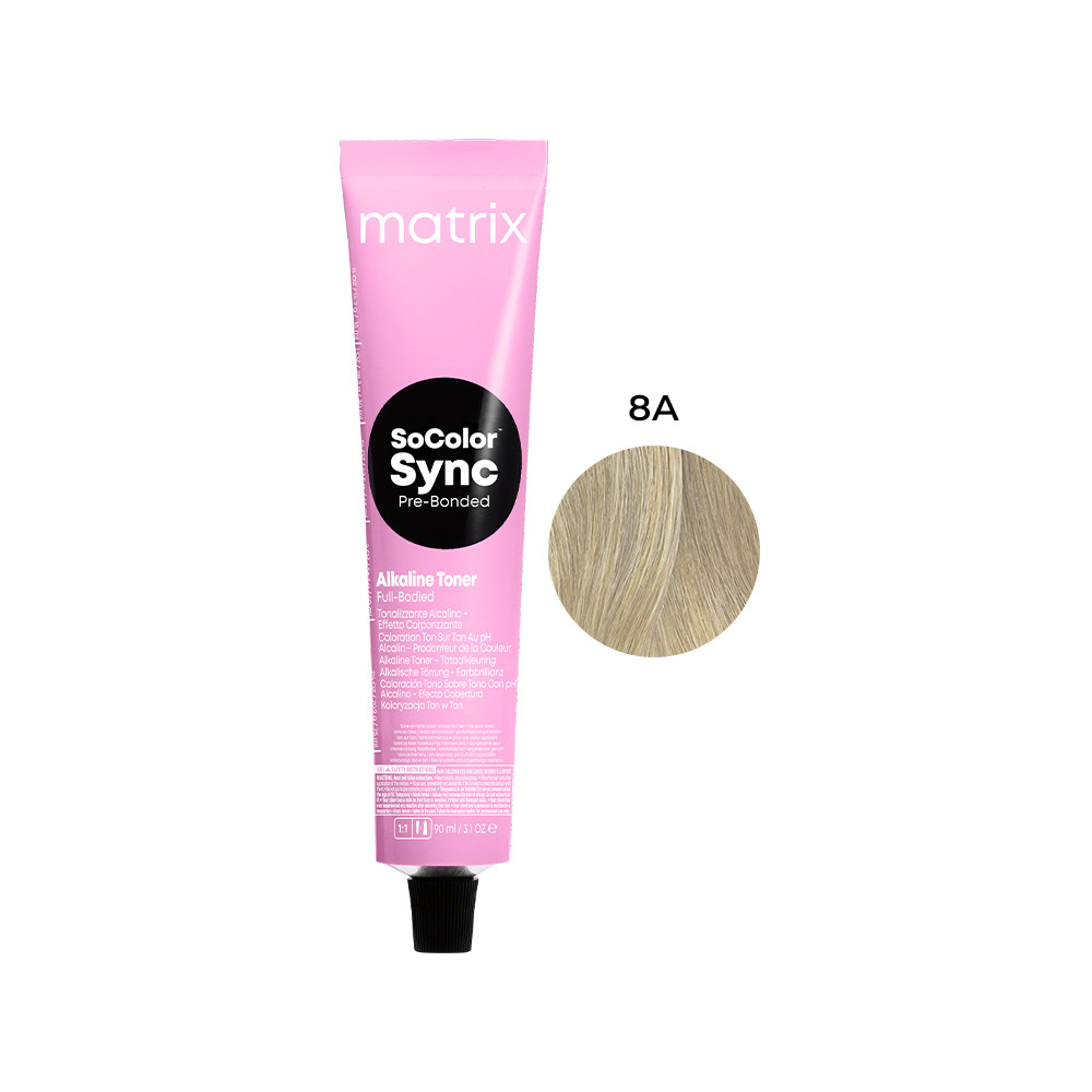Краска для волос тон в тон  Color Sync, 8A, 90мл Matrix