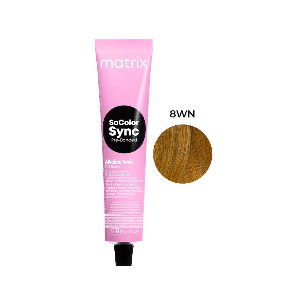 Краска для волос тон в тон  Color Sync, 8WN, 90мл Matrix*