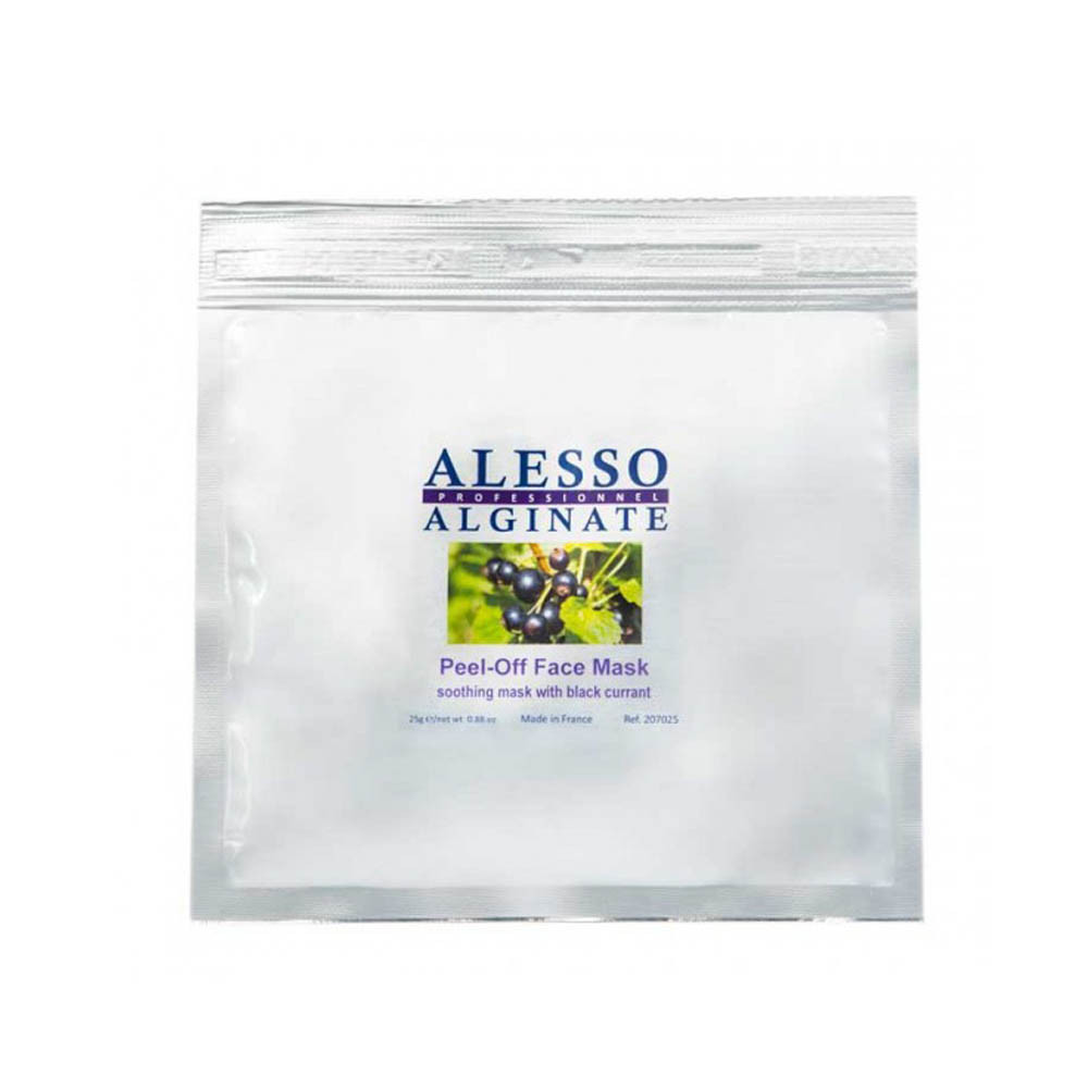 Маска альгинатная успокаивающая с черной смородиной Anti-Red Blackcurrant Alesso, 25 г