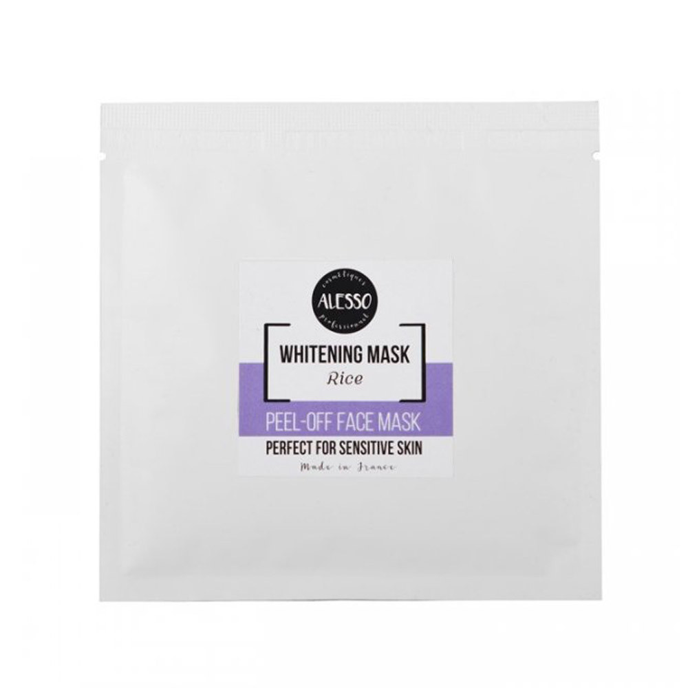 Маска альгинатная осветляющая с рисом Whitening Mask Rice Alesso, 25 гр