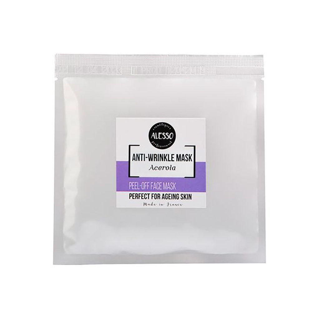 Маска альгінатна з ацеролою проти зморшок Anti-Wrinkle Mask Acerola Alesso, 25 гр