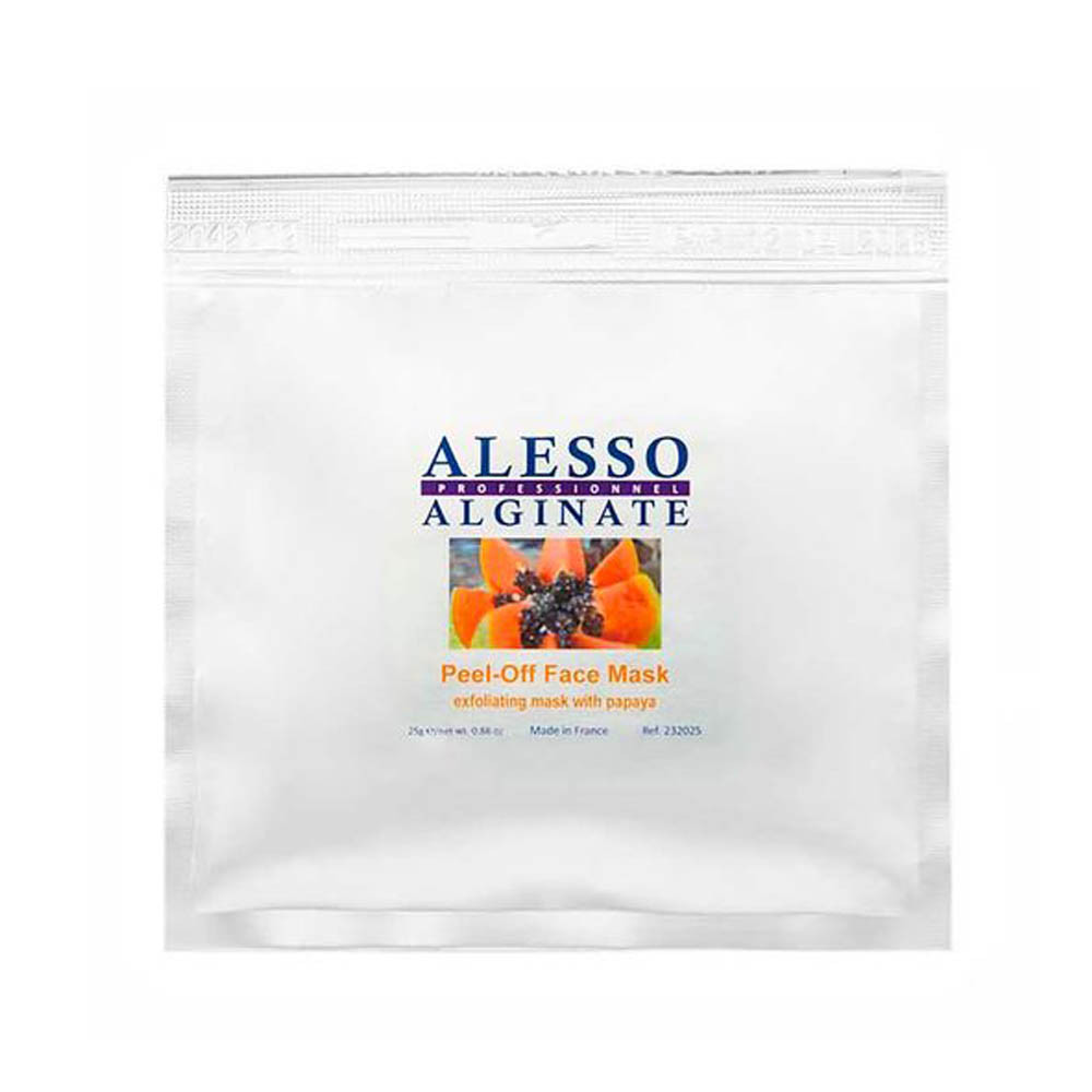 Маска альгинатная отделяющая с папайей Exfoliating Mask Papaya Alesso, 25 гр