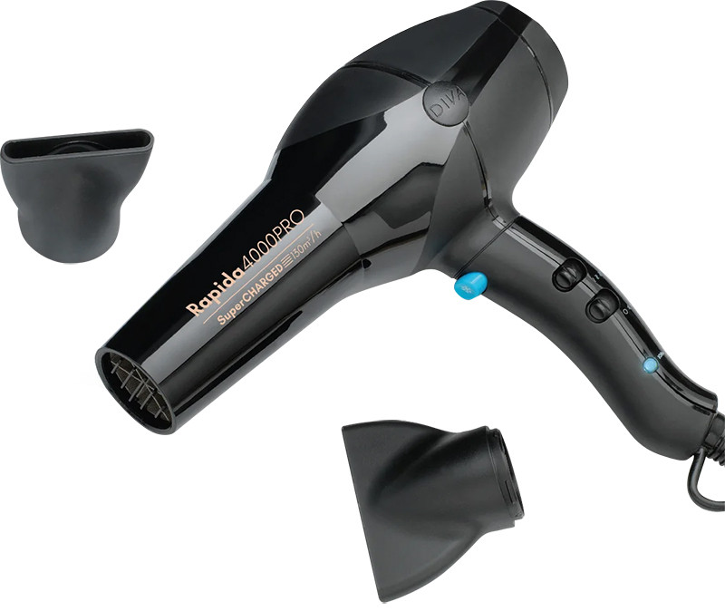 Фен для волосся Rapida 4000PRO DIVA на beauty-prof.com Фото 4 Фен для волосся Rapida 4000PRO DIVA Фото 4