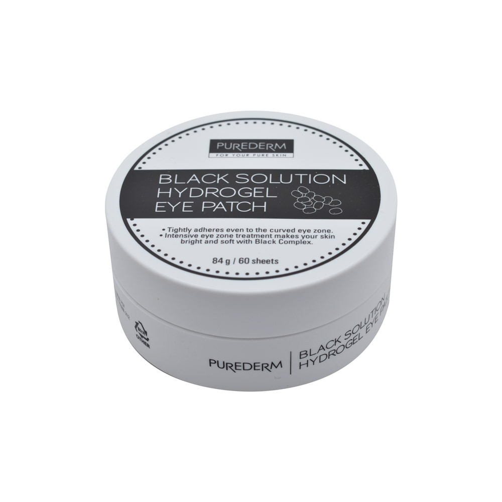 Патчи під очі гідрогелі (чорні) Purederm 84 р. 