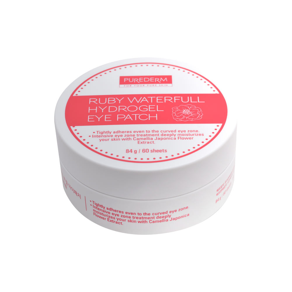 Патчи под глаза гидрогелевые (красные) Purederm 84 г.* * 