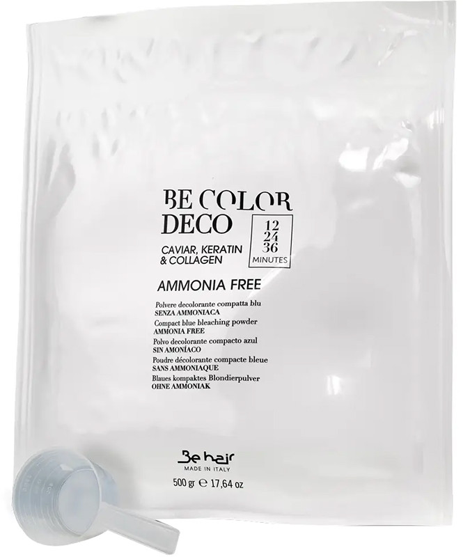 Порошок осветляющий с кератином безаммиачный Be-color, 500 гр
