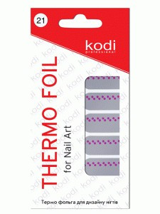 Термо-фольга для дизайну нігтів №21 Kodi