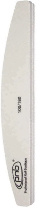 Бафф для ногтей полукруг 100/180 Nail buffer Gray Semicircle PNB, 1 шт