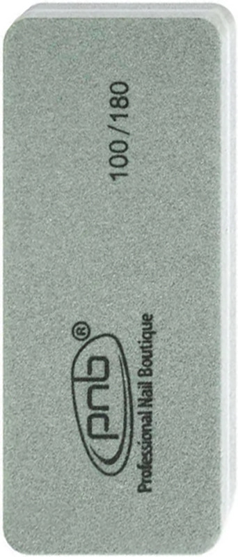 Мини-бафф для ногтей прямоугольный 100/180 Mini buffer Gray Rectangular PNB