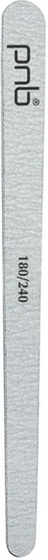 Пилка для ногтей дерево каплевидная узкая 180/240 Nail file Gray Wood PNB, 1 шт